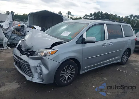 2019 Toyota Sienna Xle 8 Passenger z USA, uszkodzony, nr VIN 5TDYZ3DC8KS983668